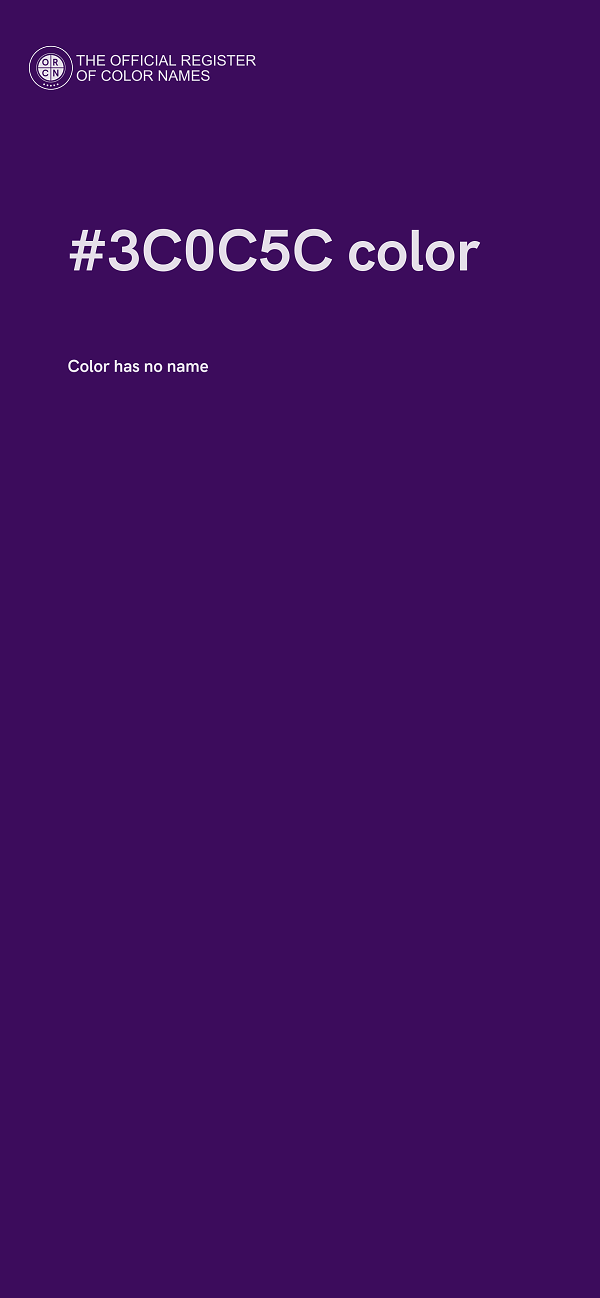 #3C0C5C color image