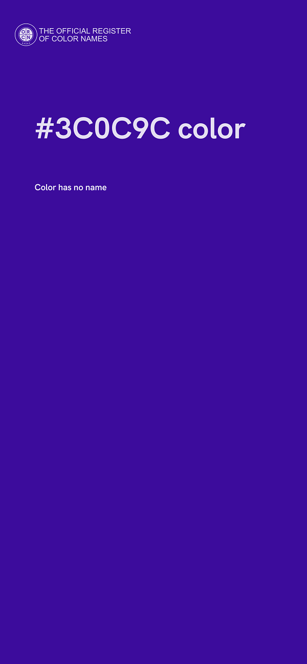 #3C0C9C color image