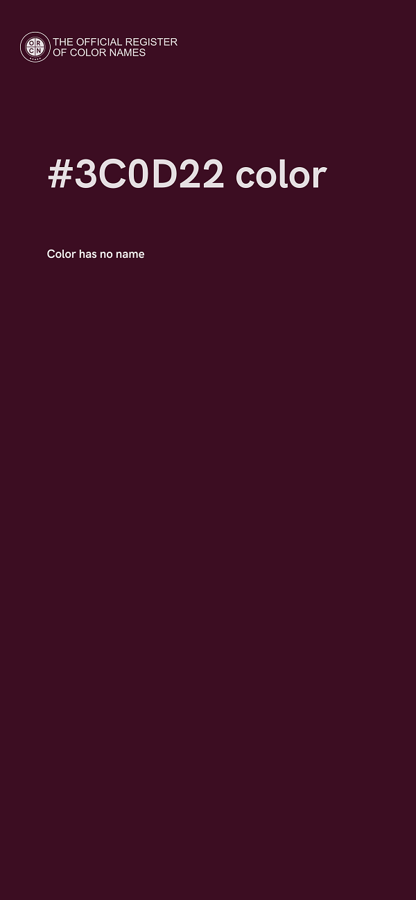#3C0D22 color image