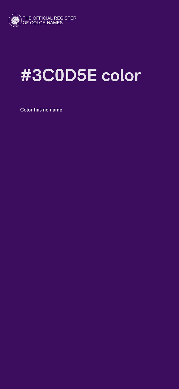 #3C0D5E color image