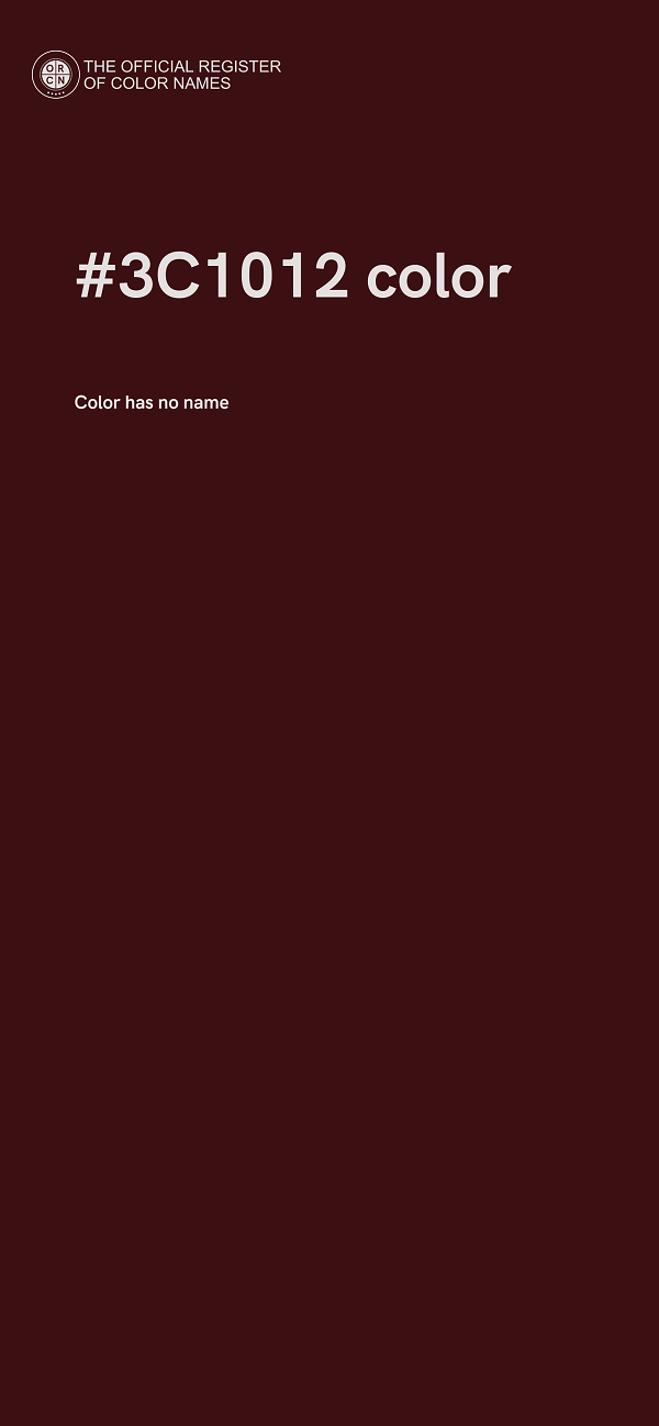 #3C1012 color image