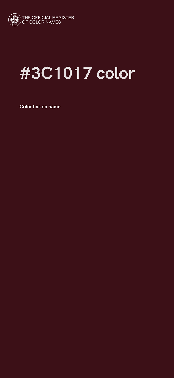 #3C1017 color image