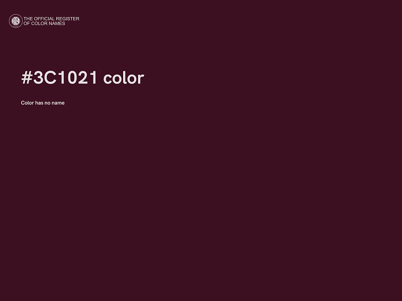 #3C1021 color image