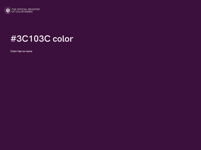 #3C103C color image