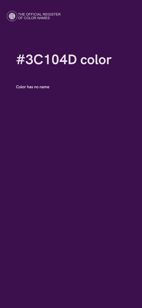 #3C104D color image