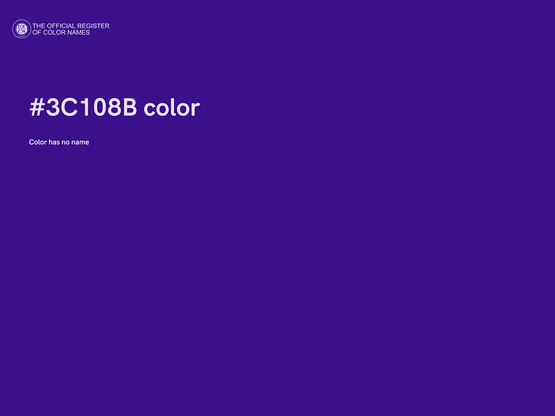 #3C108B color image