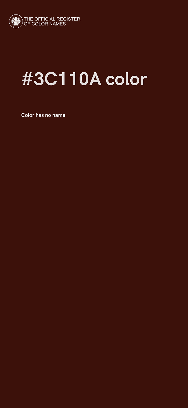 #3C110A color image