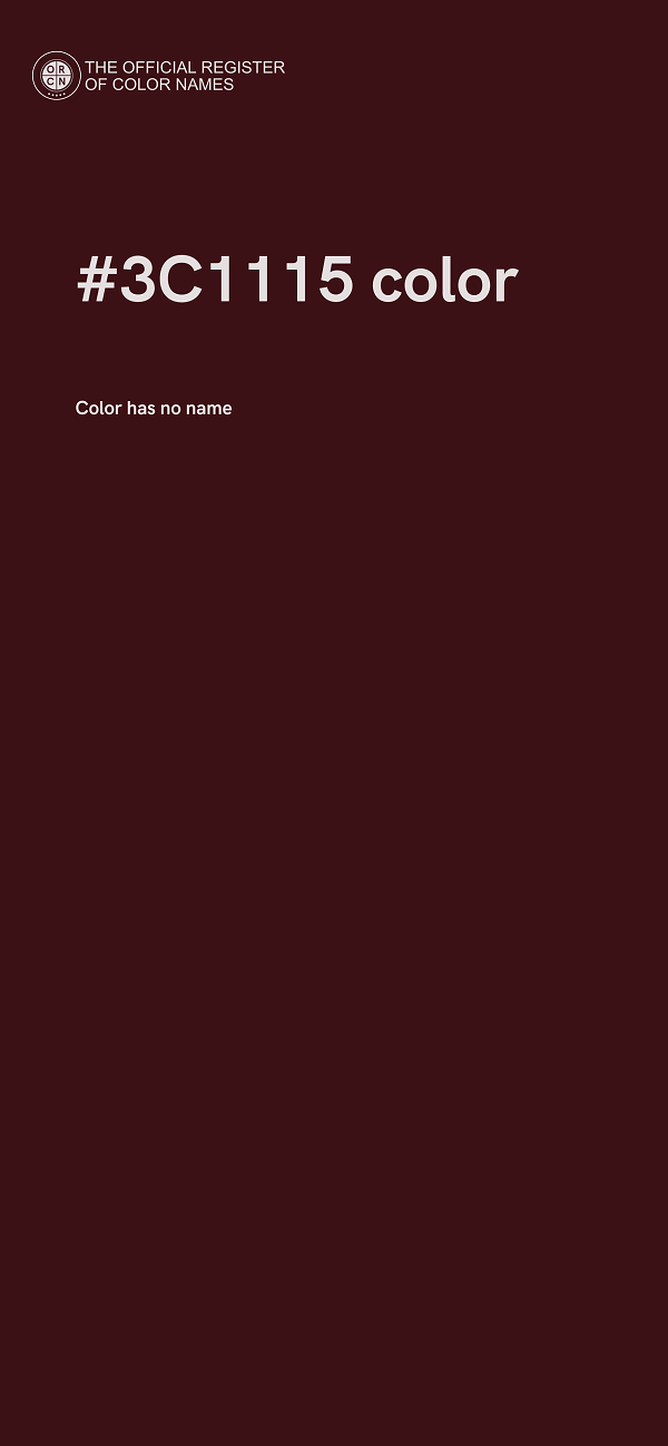 #3C1115 color image