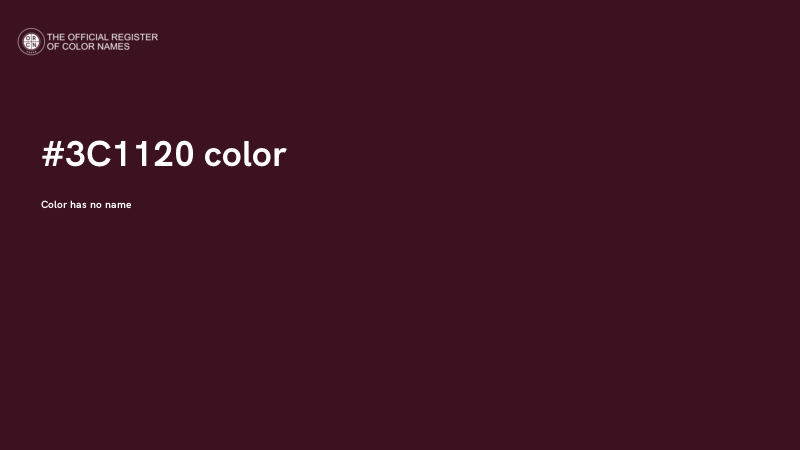 #3C1120 color image