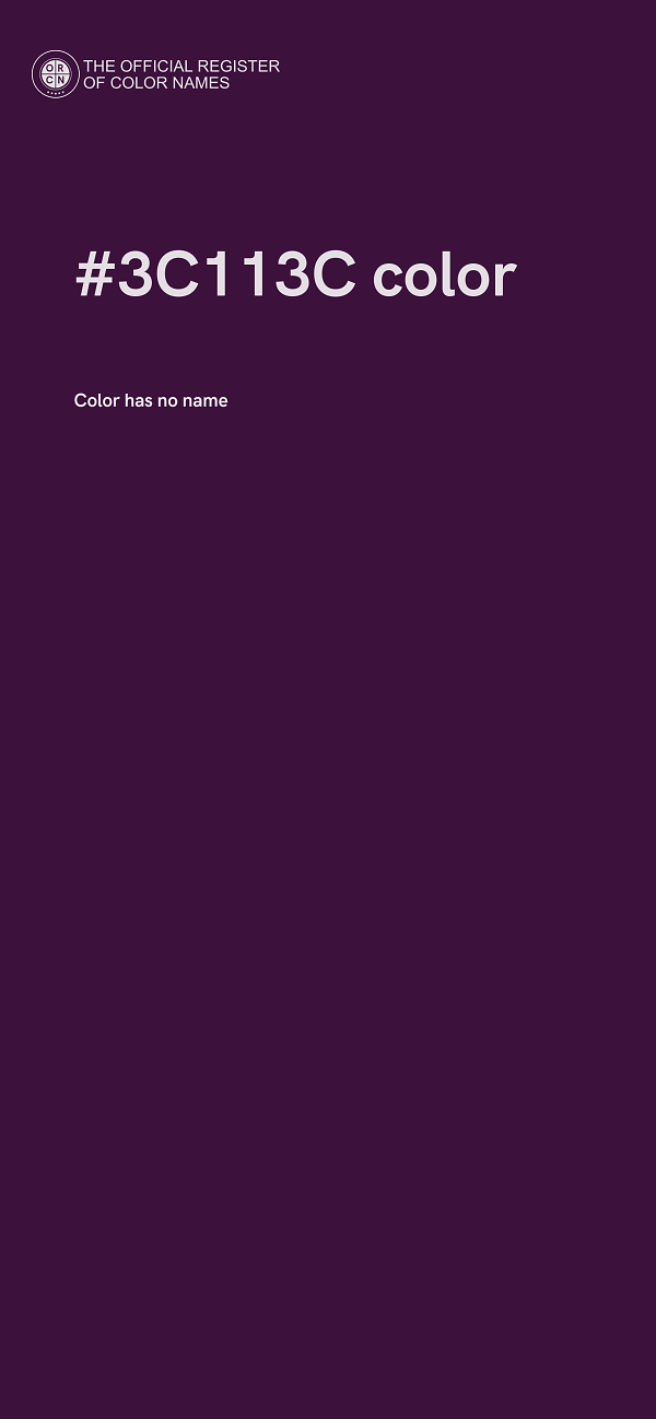#3C113C color image