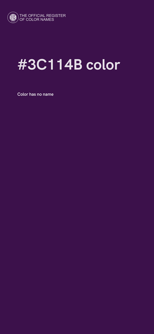 #3C114B color image