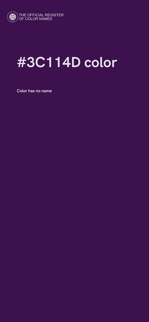 #3C114D color image
