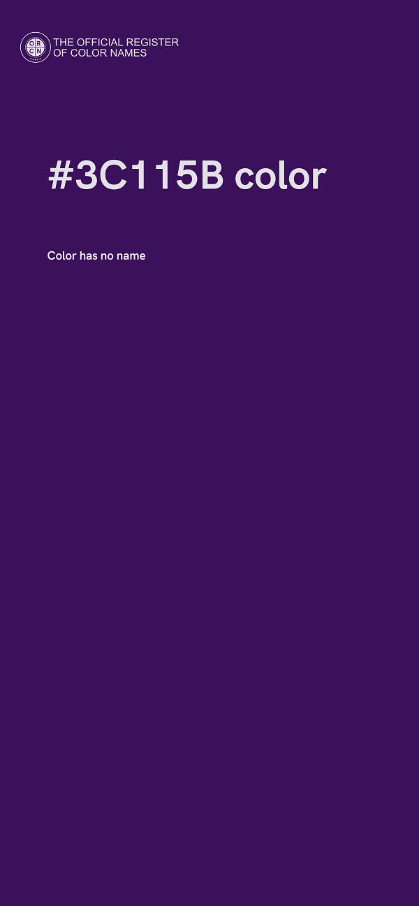 #3C115B color image