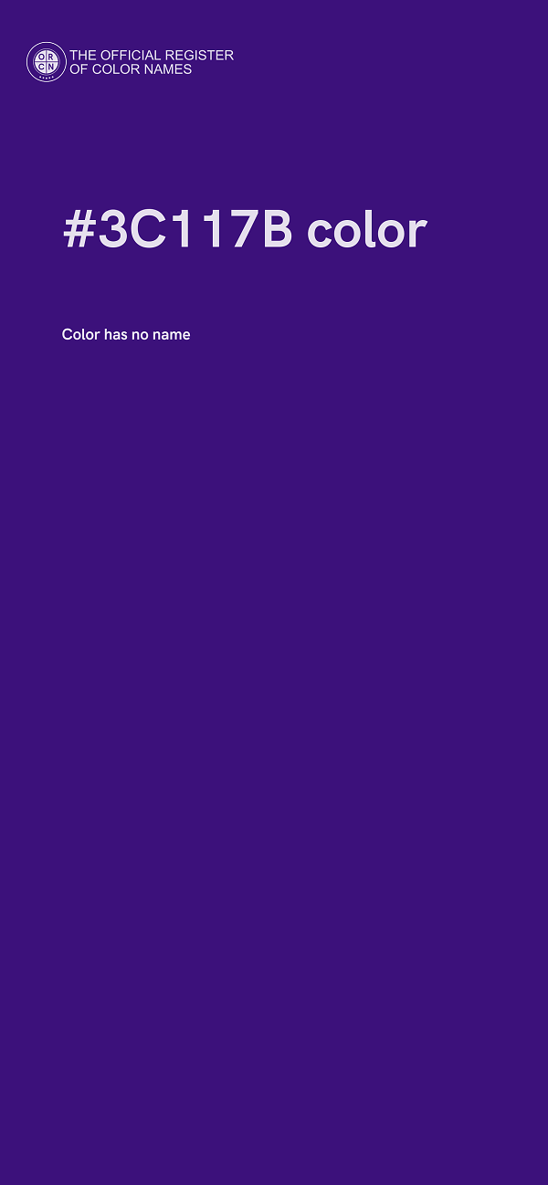 #3C117B color image