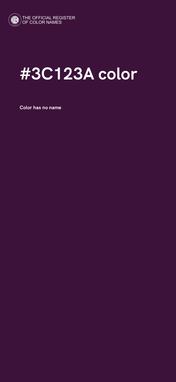 #3C123A color image