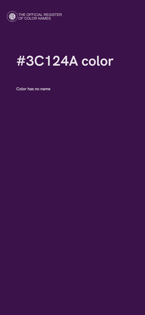 #3C124A color image