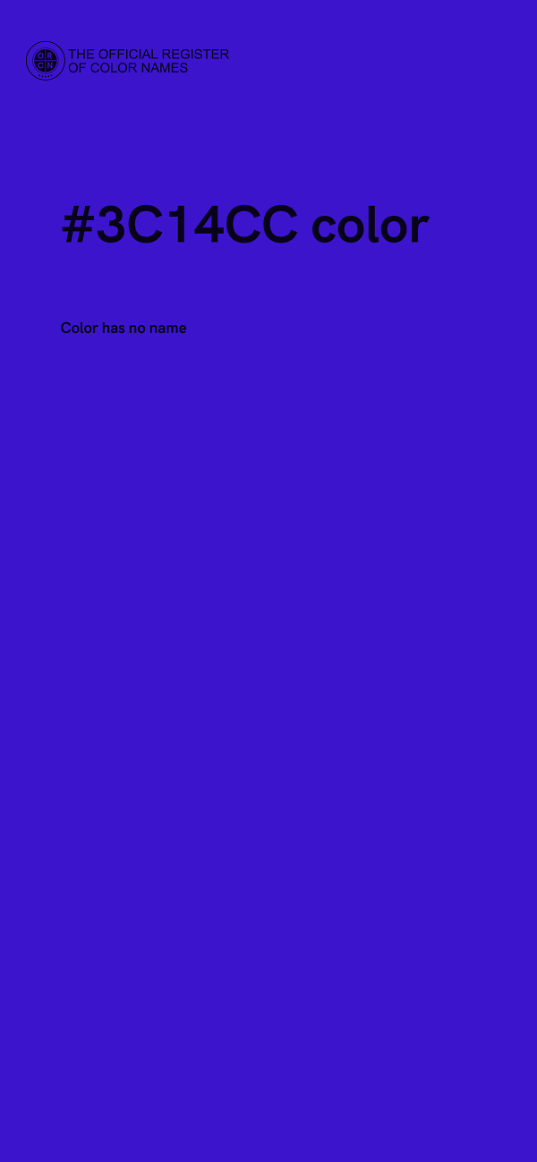 #3C14CC color image