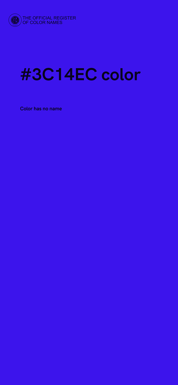 #3C14EC color image