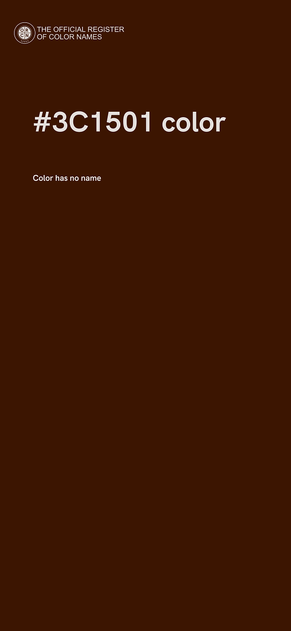 #3C1501 color image