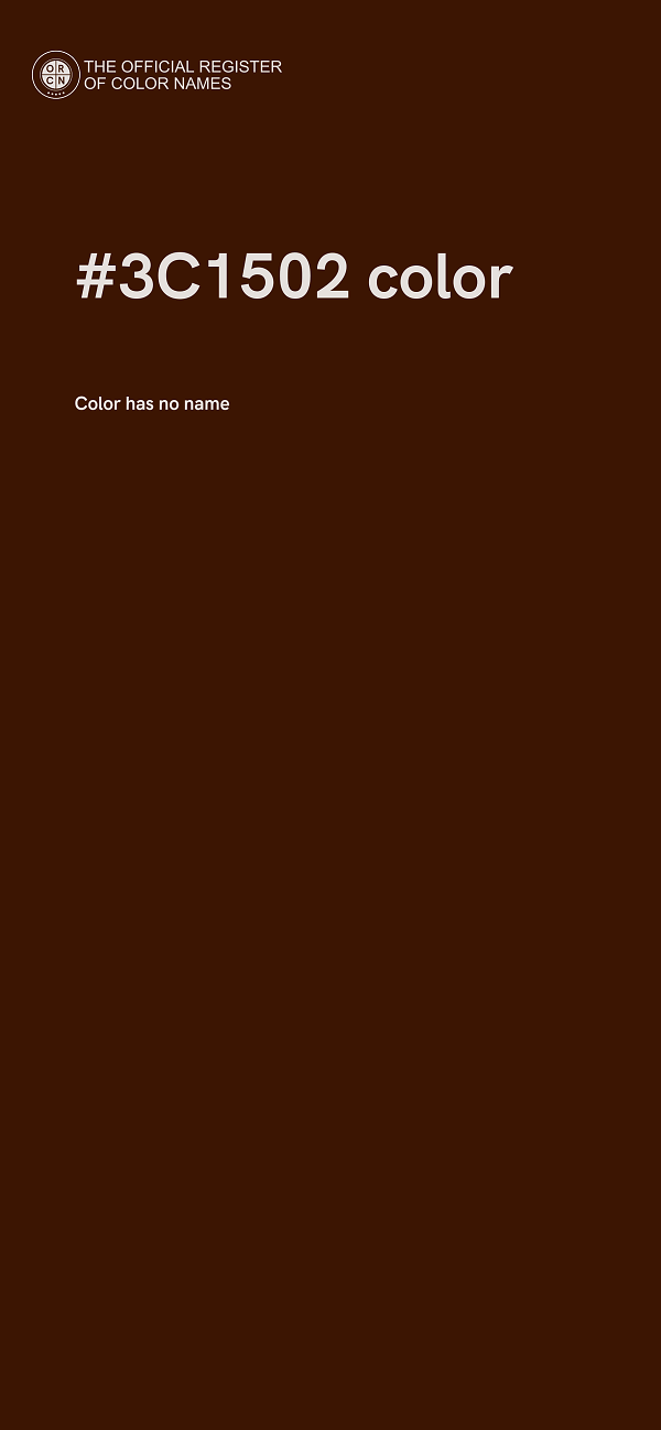 #3C1502 color image