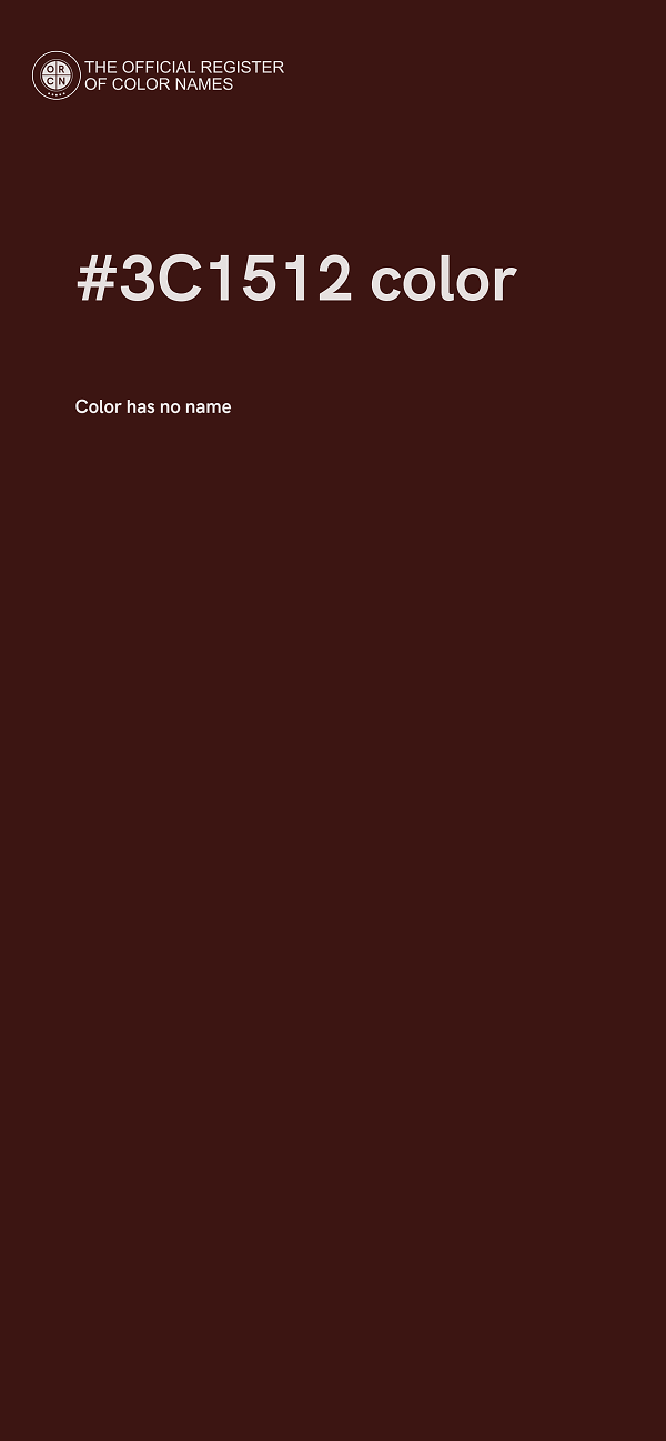 #3C1512 color image