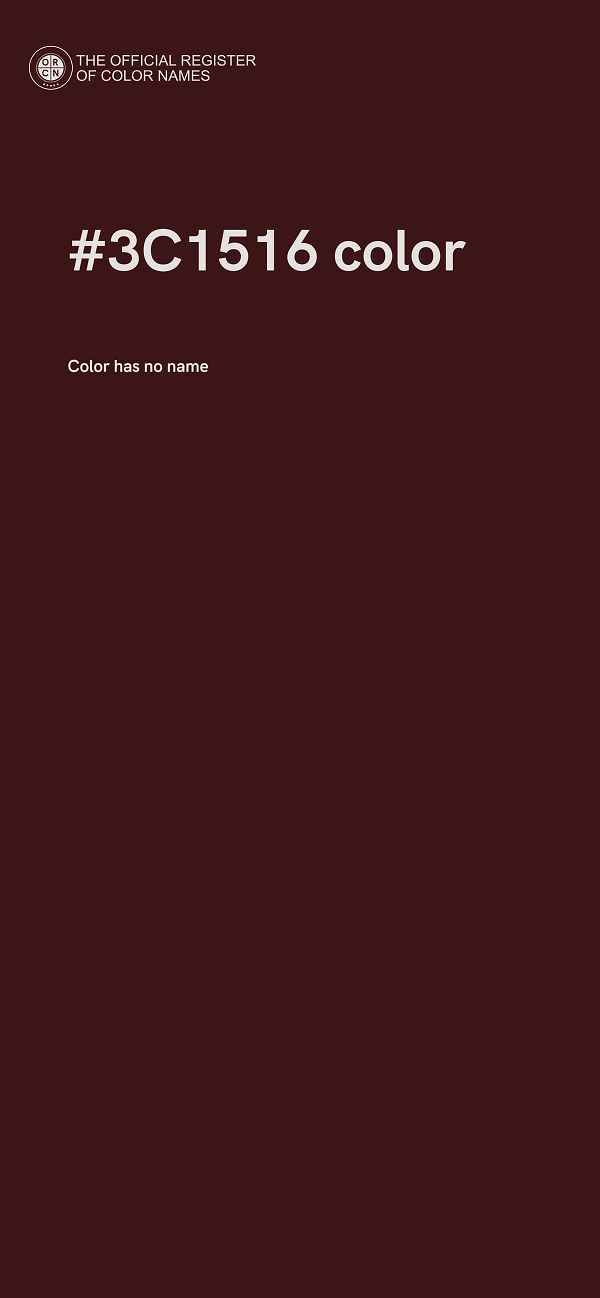 #3C1516 color image