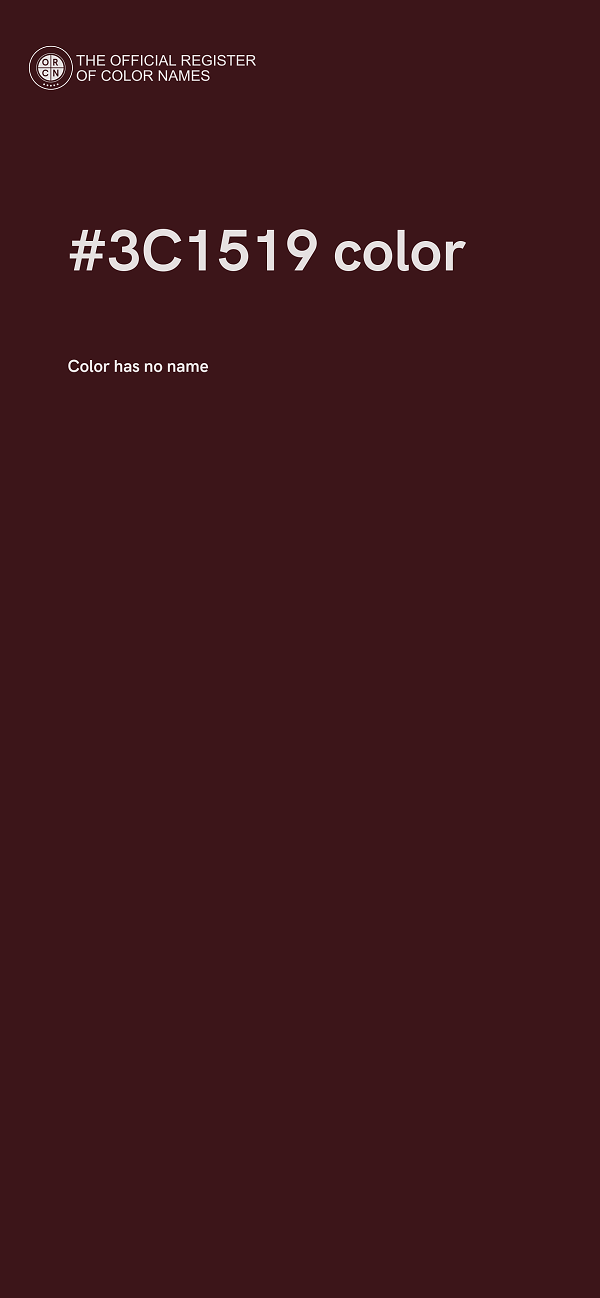 #3C1519 color image