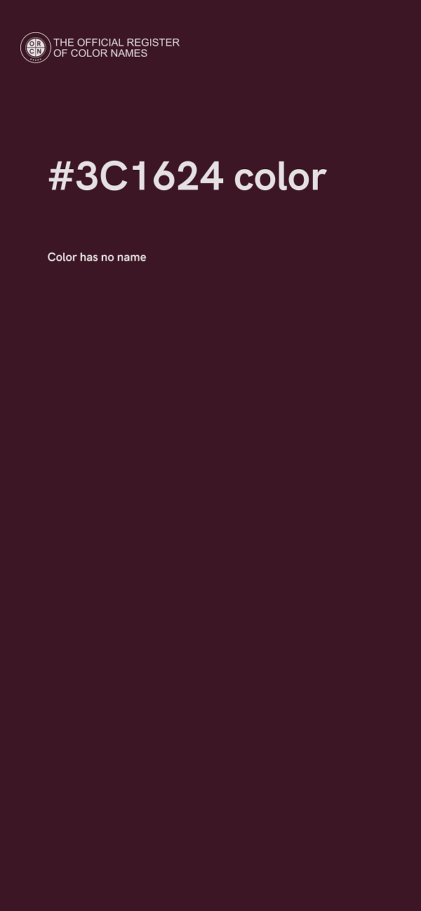 #3C1624 color image