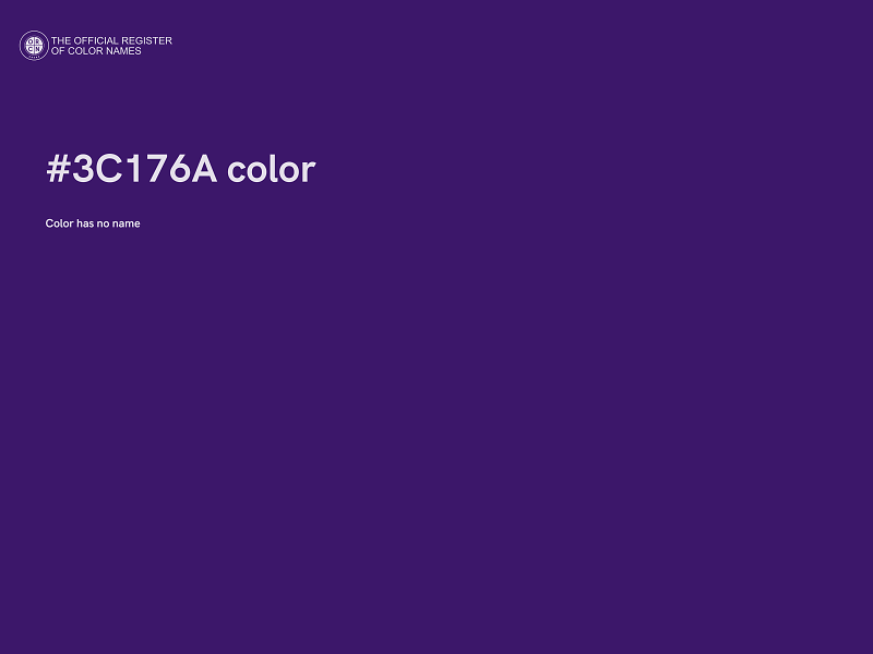 #3C176A color image