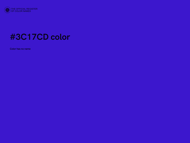 #3C17CD color image
