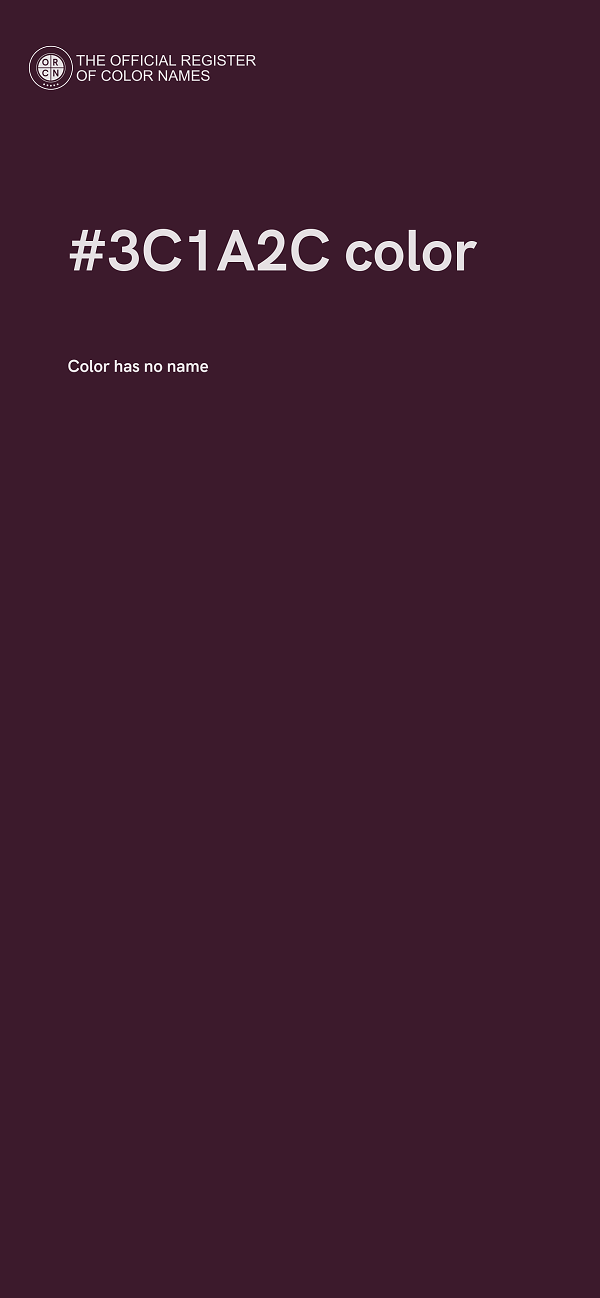 #3C1A2C color image