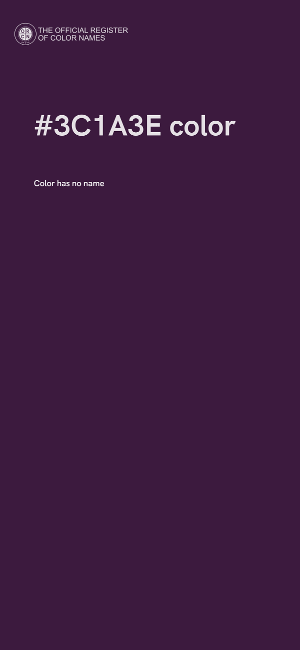 #3C1A3E color image