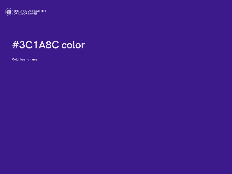 #3C1A8C color image