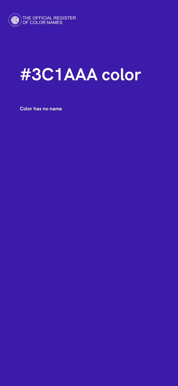 #3C1AAA color image