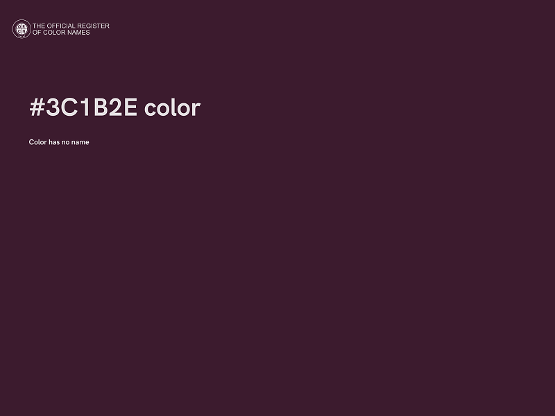 #3C1B2E color image