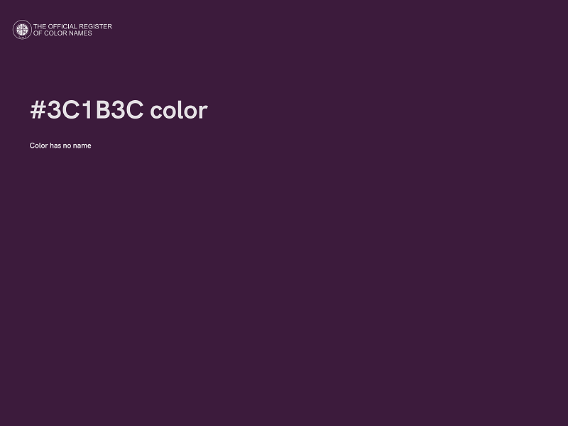 #3C1B3C color image