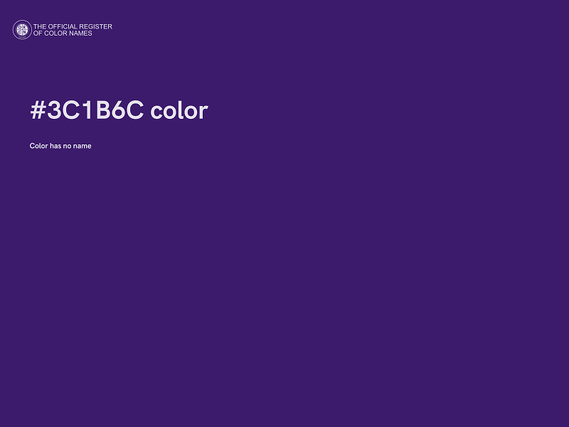 #3C1B6C color image