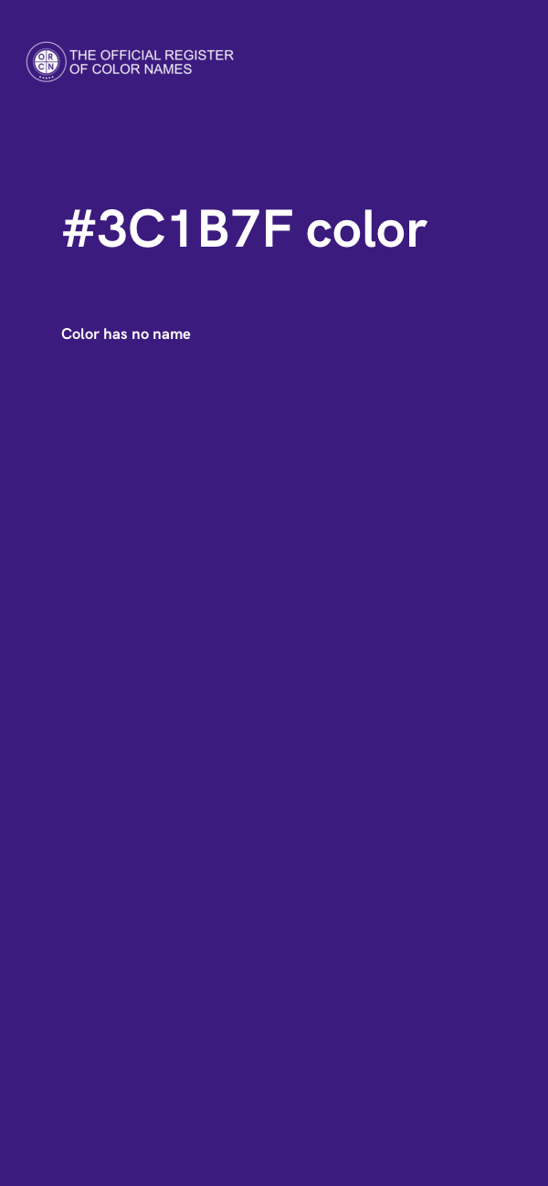 #3C1B7F color image