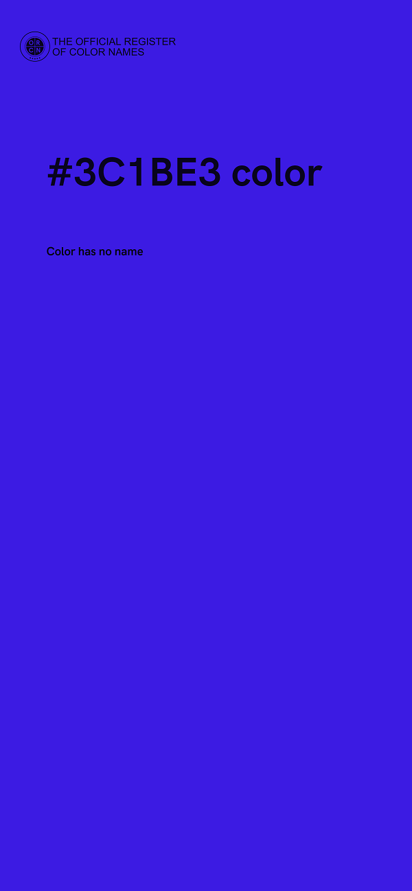 #3C1BE3 color image