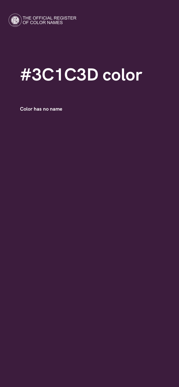 #3C1C3D color image