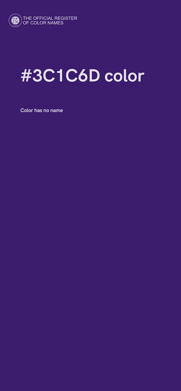 #3C1C6D color image