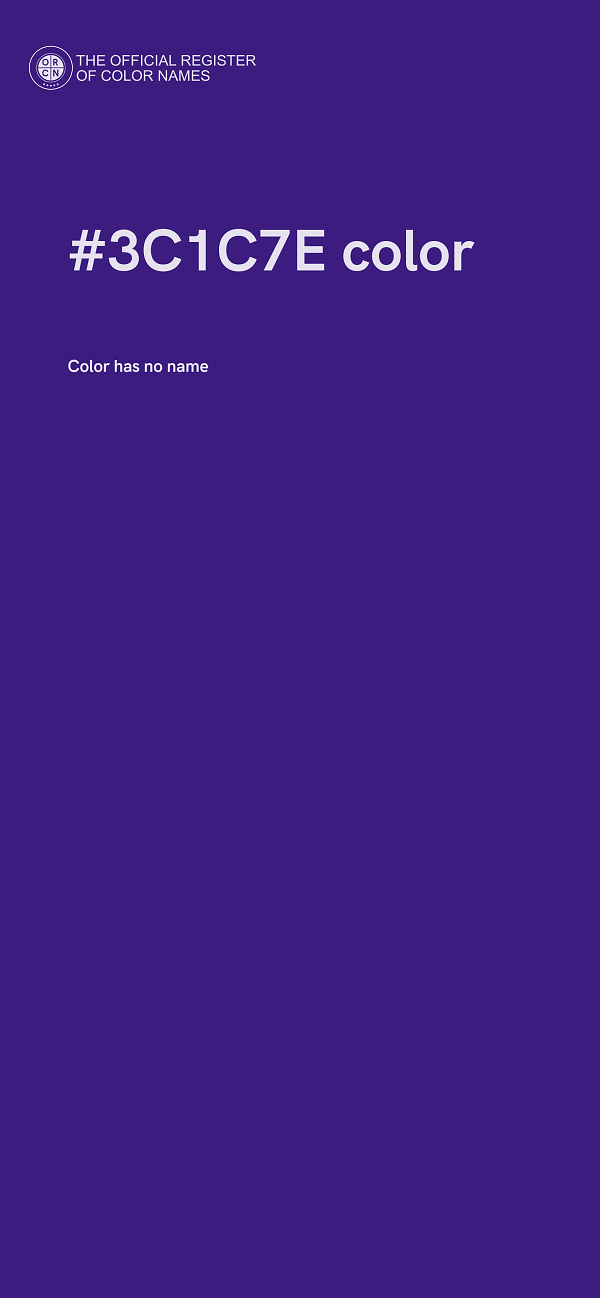 #3C1C7E color image