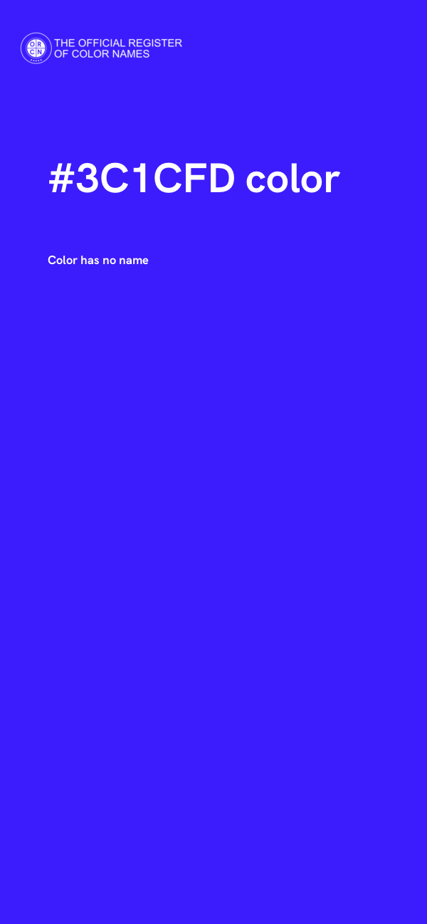 #3C1CFD color image