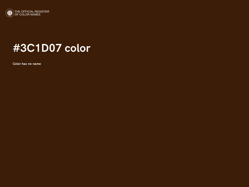 #3C1D07 color image