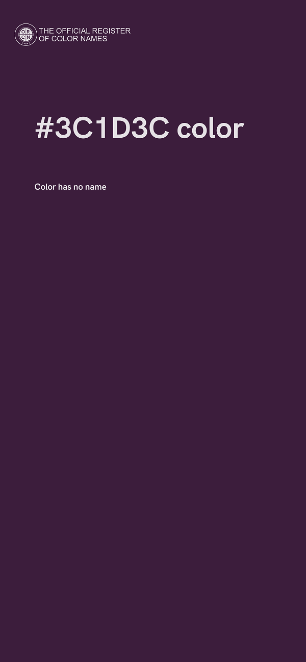 #3C1D3C color image