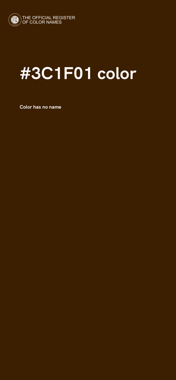 #3C1F01 color image