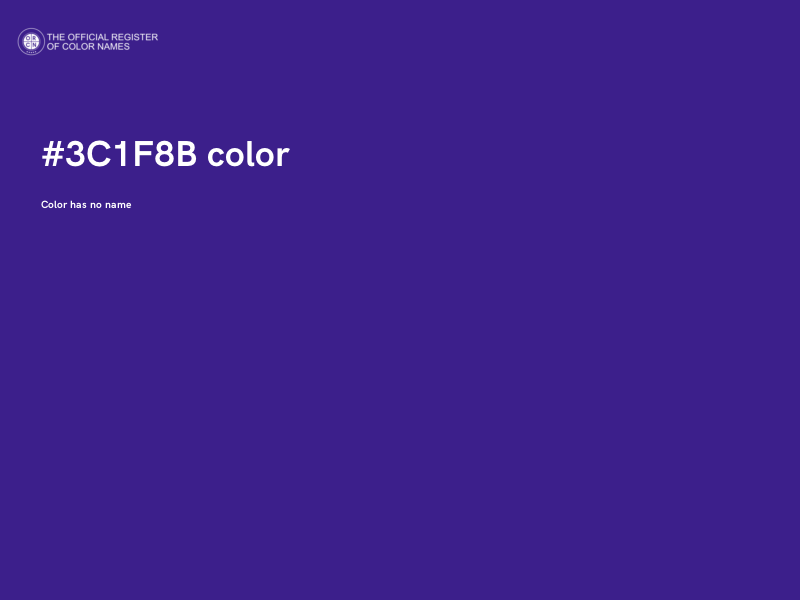 #3C1F8B color image