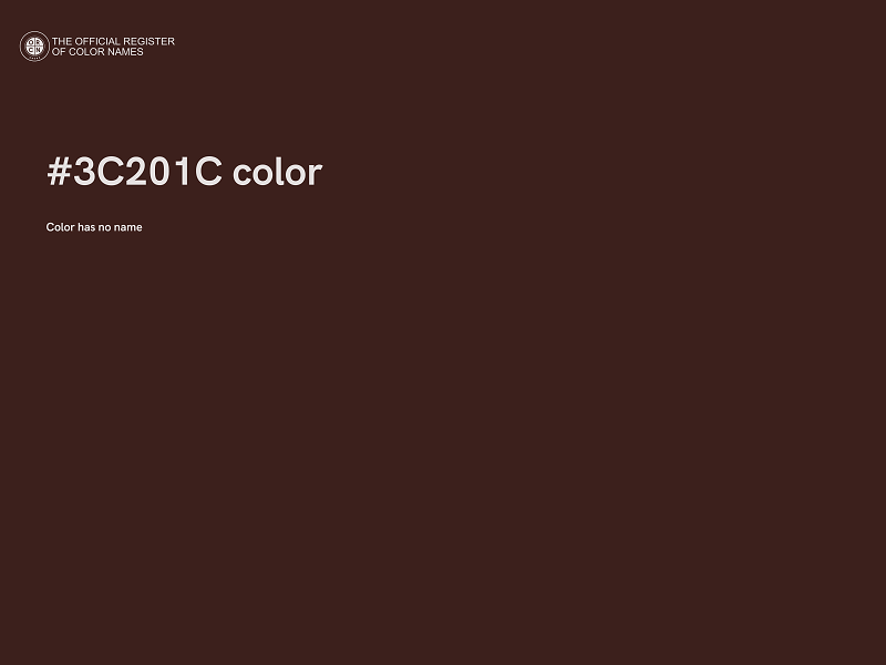 #3C201C color image