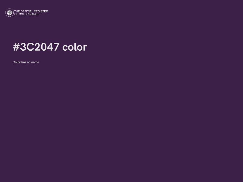 #3C2047 color image