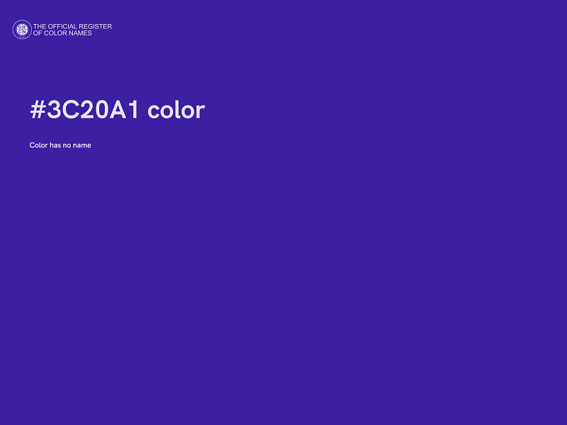 #3C20A1 color image